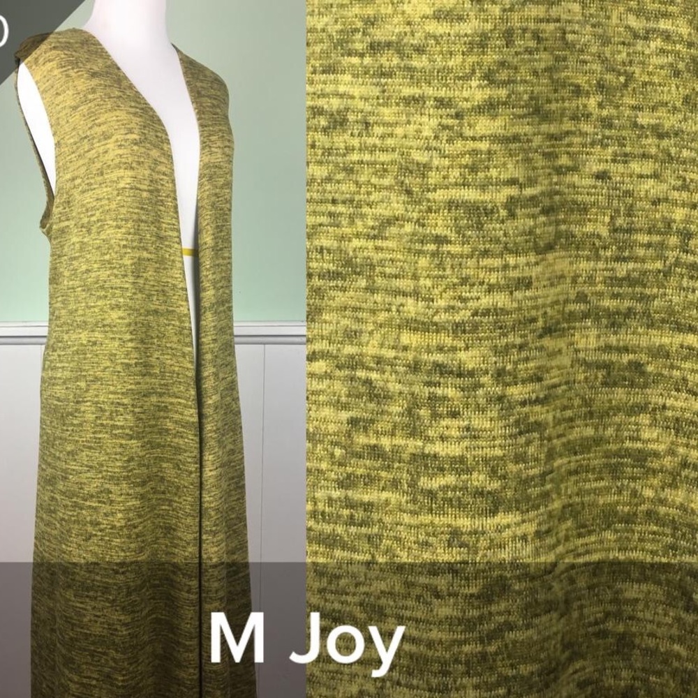 NWT LuLaRoe Joy - sleeveless cardigan